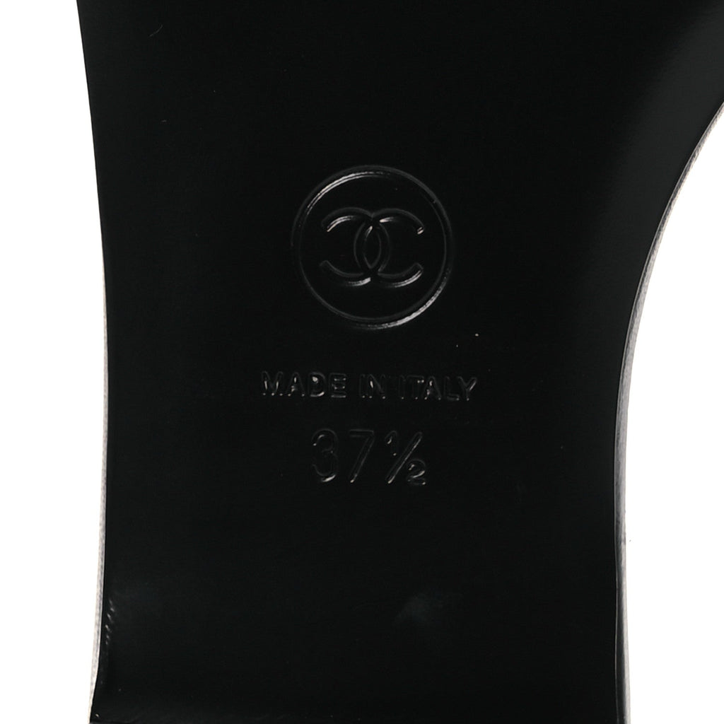 LAMBSKIN CAMELLIA SANDAL MULES BLACK