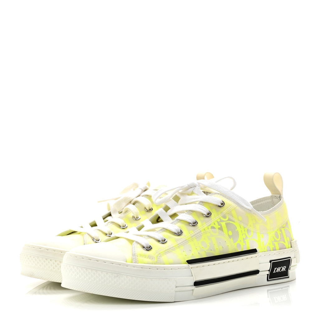 TECHNICAL CANVAS OBLIQUE MENS B23 LOW TOP SNEAKER YELLOW