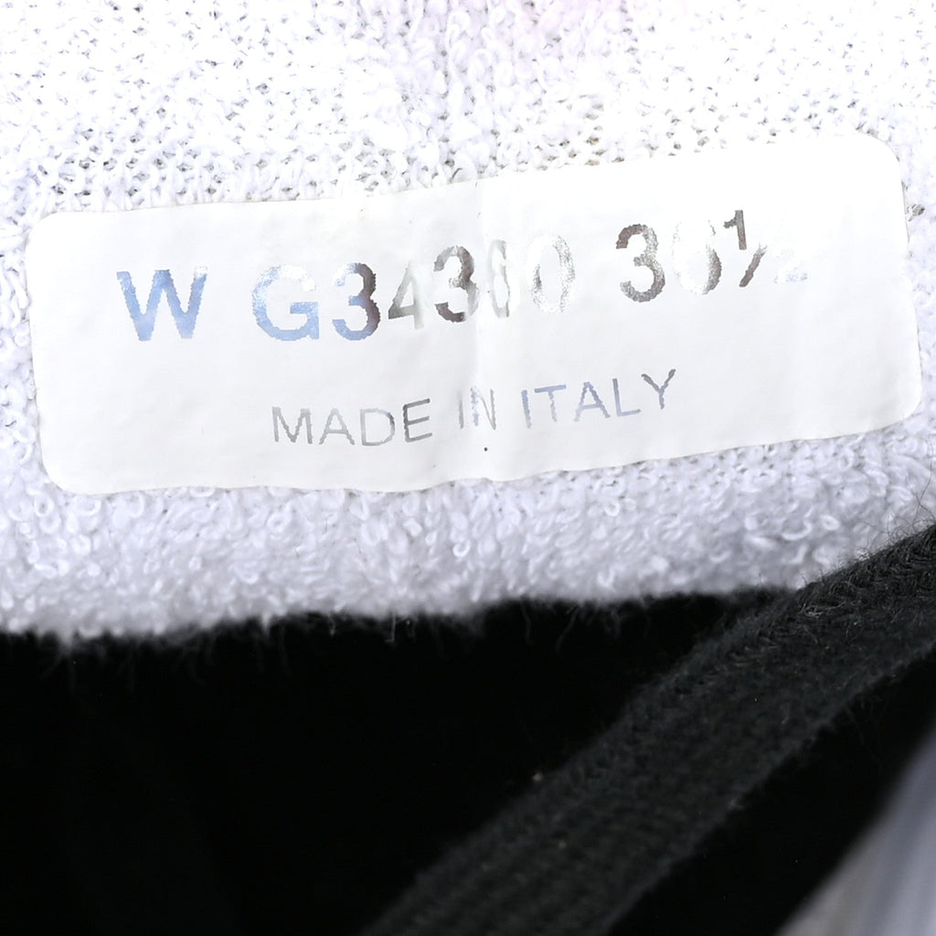 FABRIC CALFSKIN SUEDE CC SNEAKERS BLACK WHITE