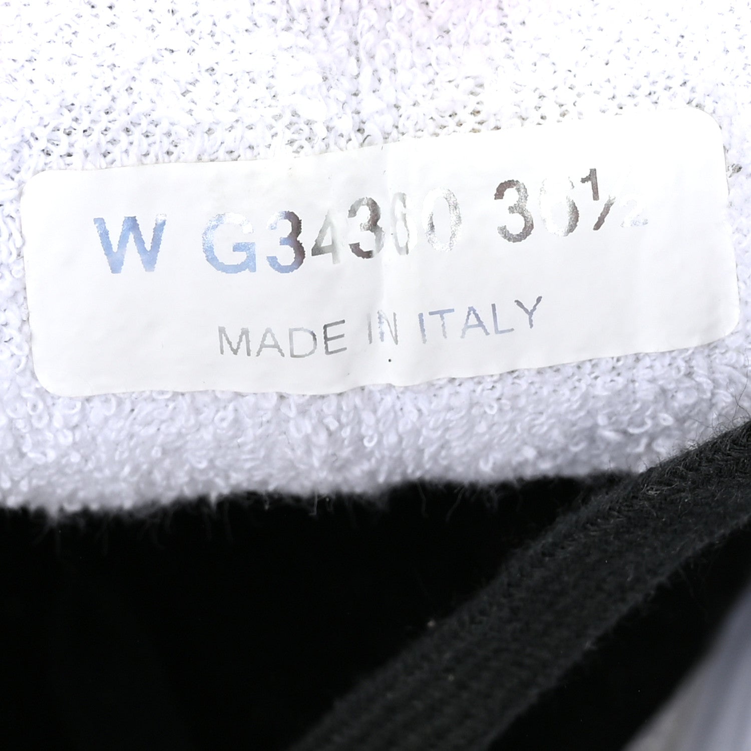 FABRIC CALFSKIN SUEDE CC SNEAKERS BLACK WHITE