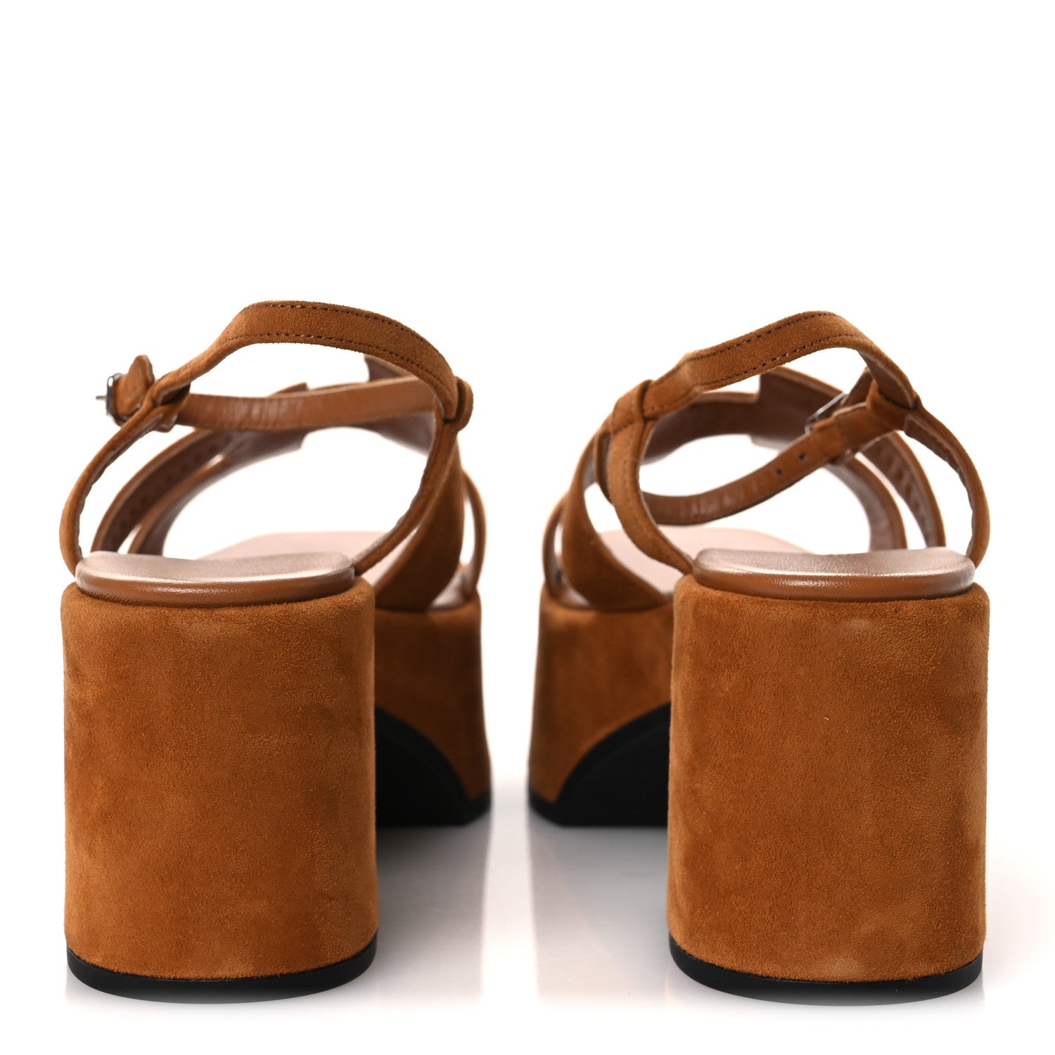 SUEDE GOATSKIN JAM SANDALS NATUREL
