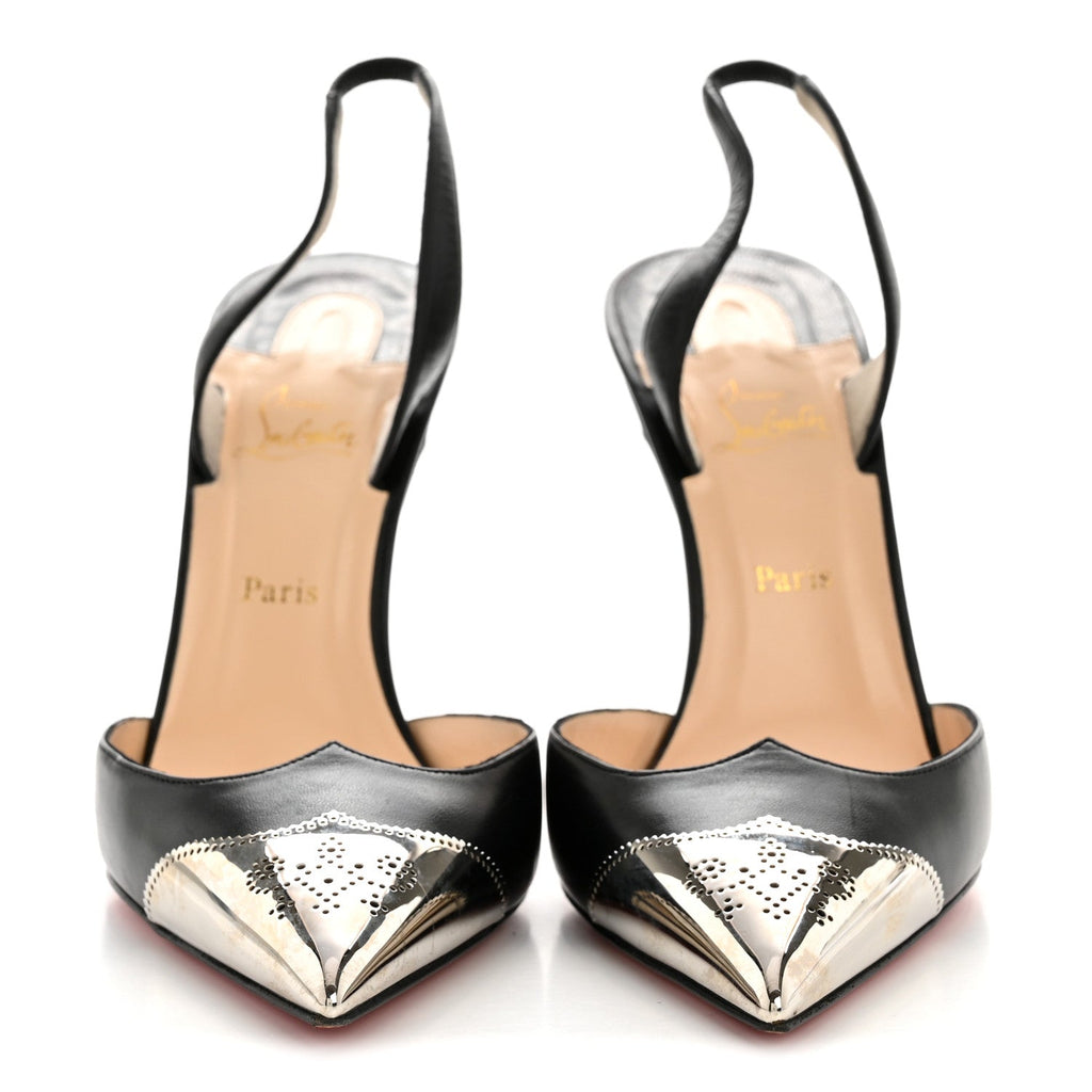 CALFSKIN CALAMIJANE 100 PUMPS BLACK