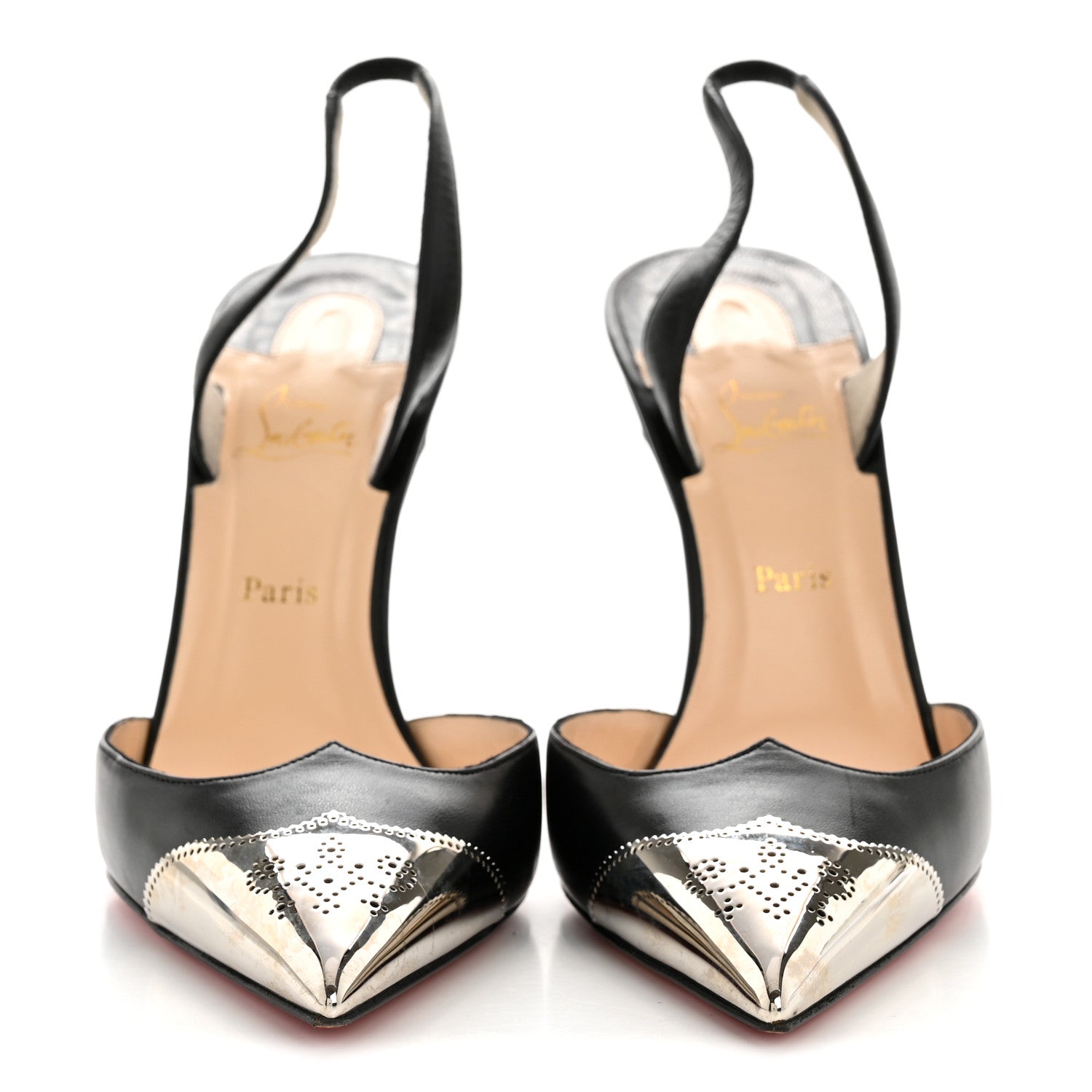 CALFSKIN CALAMIJANE 100 PUMPS BLACK
