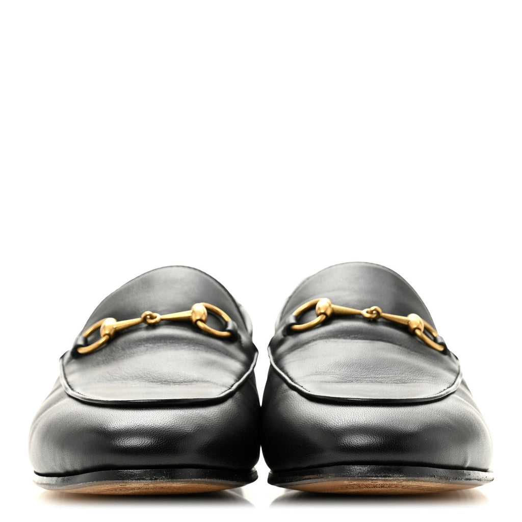 LAMBSKIN WOMENS BRIXTON HORSEBIT LOAFERS BLACK