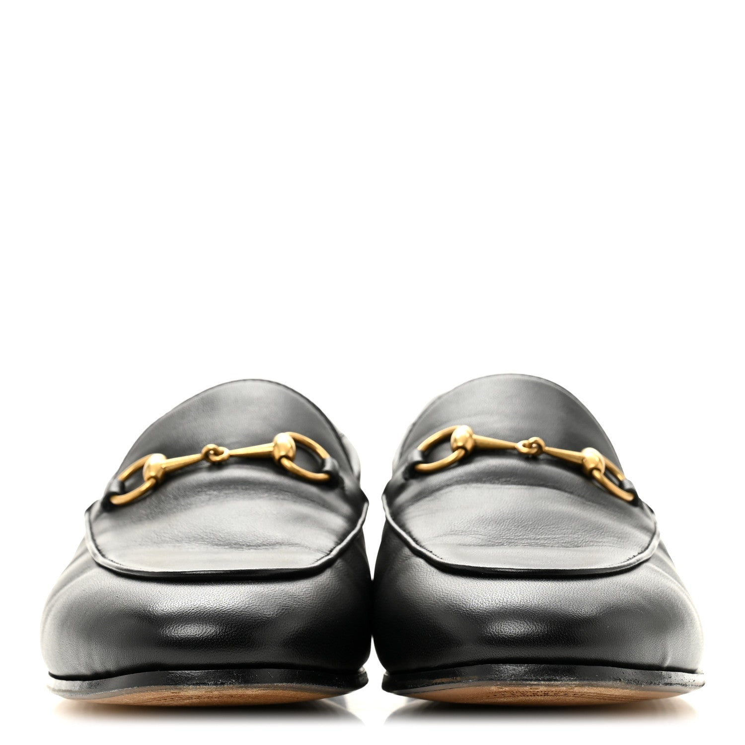 LAMBSKIN WOMENS BRIXTON HORSEBIT LOAFERS BLACK