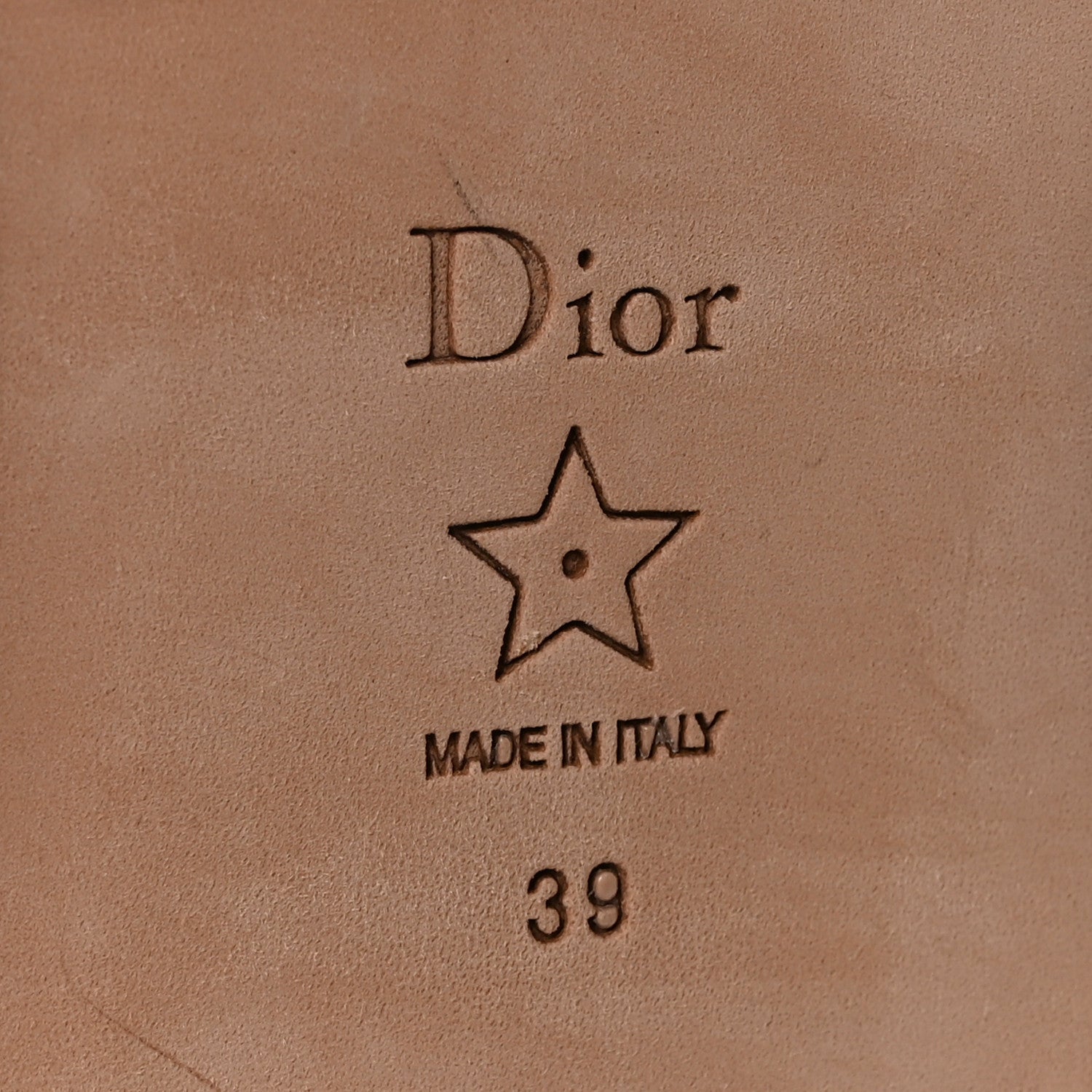 CALFSKIN C'EST DIOR SANDALS CUIR