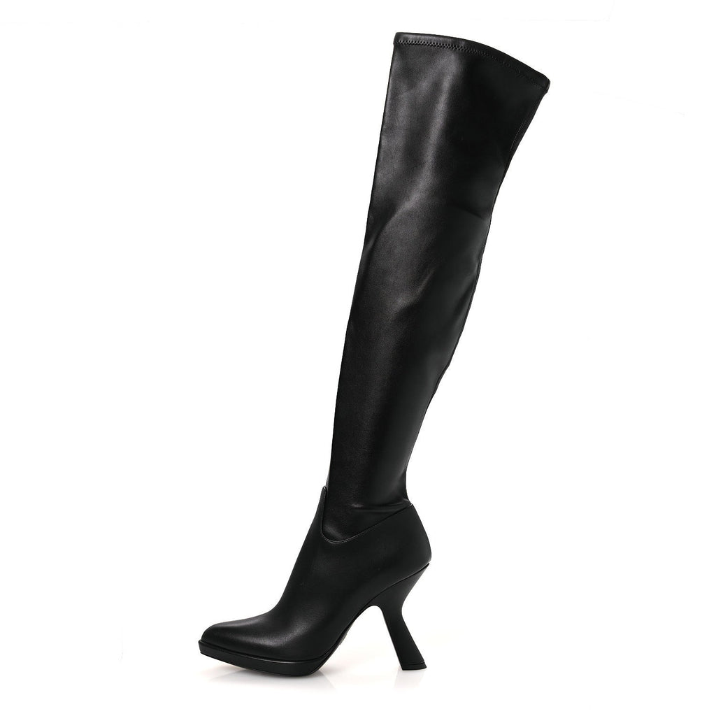 NAPPA KNEE HIGH BOOTS BLACK