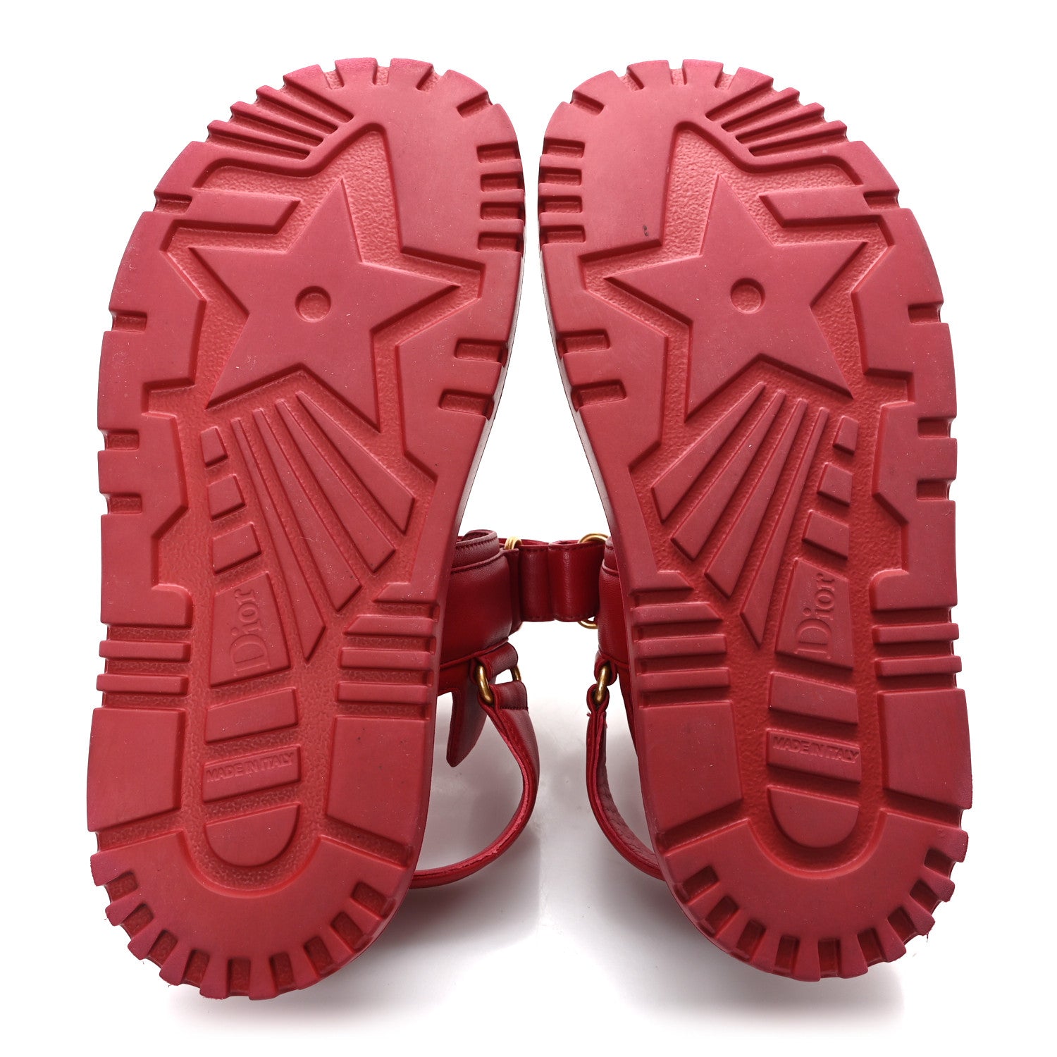 LAMBSKIN DIORACT 10MM SANDALS RASPBERRY