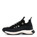 FABRIC CALFSKIN SUEDE CC SNEAKERS BLACK