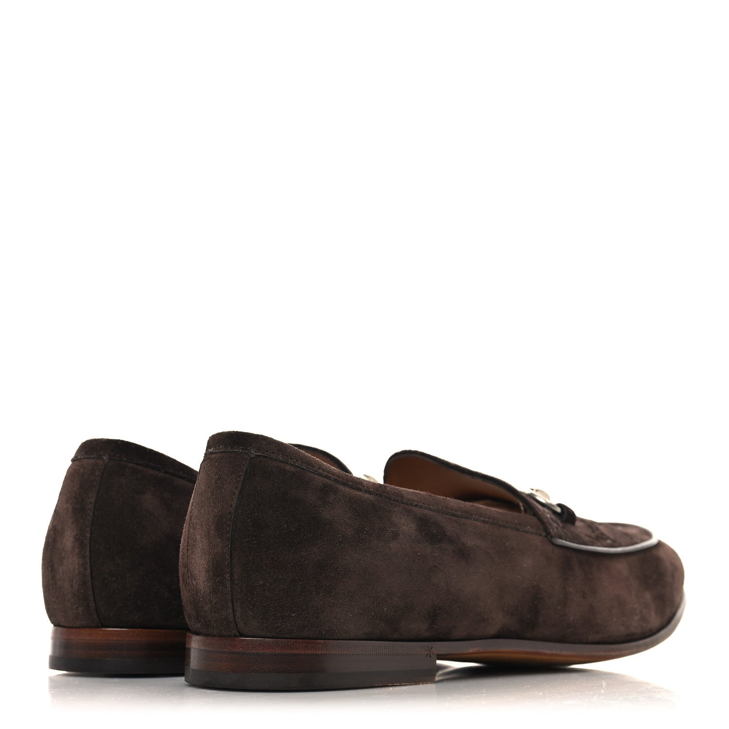 LUXURY SUEDE GG MONOGRAM HORSEBIT MENS JORDY LOAFERS NIGHT COCOA