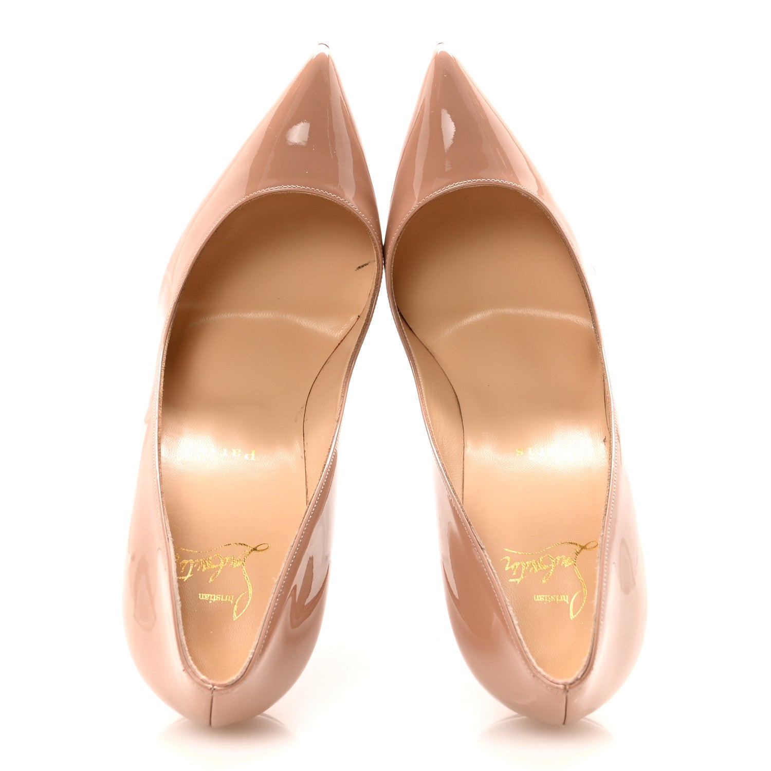 PATENT PIGALLE FOLLIES 100 PUMPS NUDE