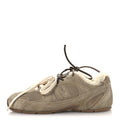X NEW BALANCE SUEDE SHEARLING 530 SL SNEAKERS BLEACHED ECRU