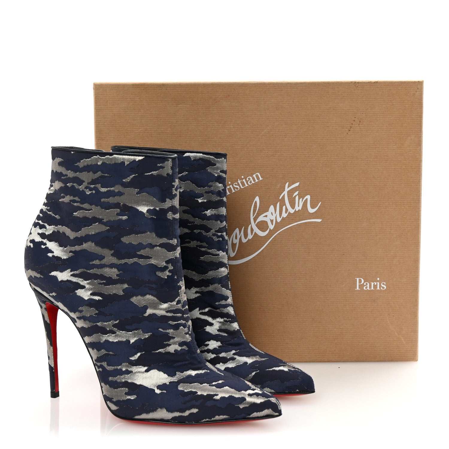 JACQUARD CAMOULOUBI SO KATE BOOTY 100 ANKLE BOOTS BAVARIOS