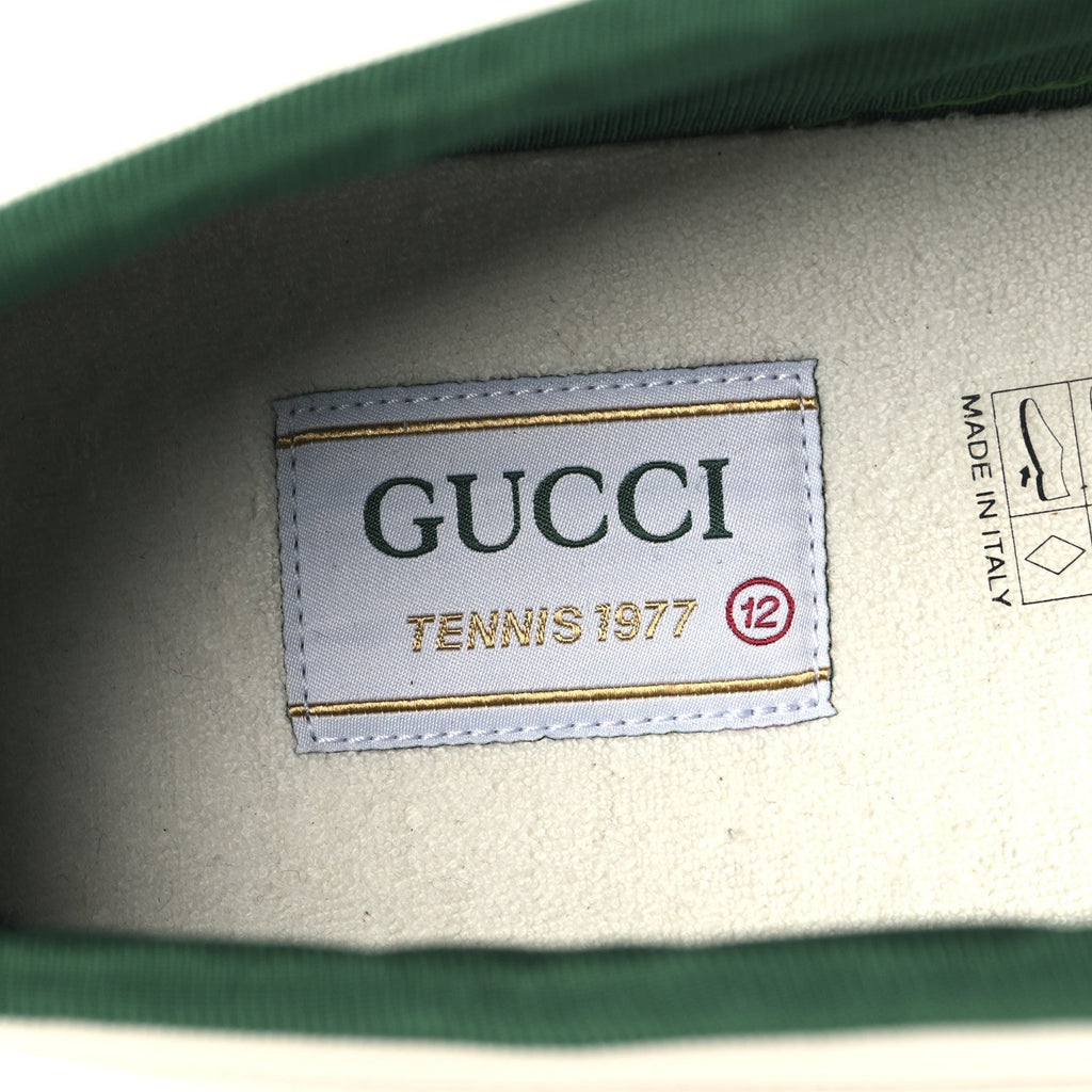 JACQUARD MINI GG MONOGRAM WEB MENS 1977 TENNIS SNEAKERS WHITE