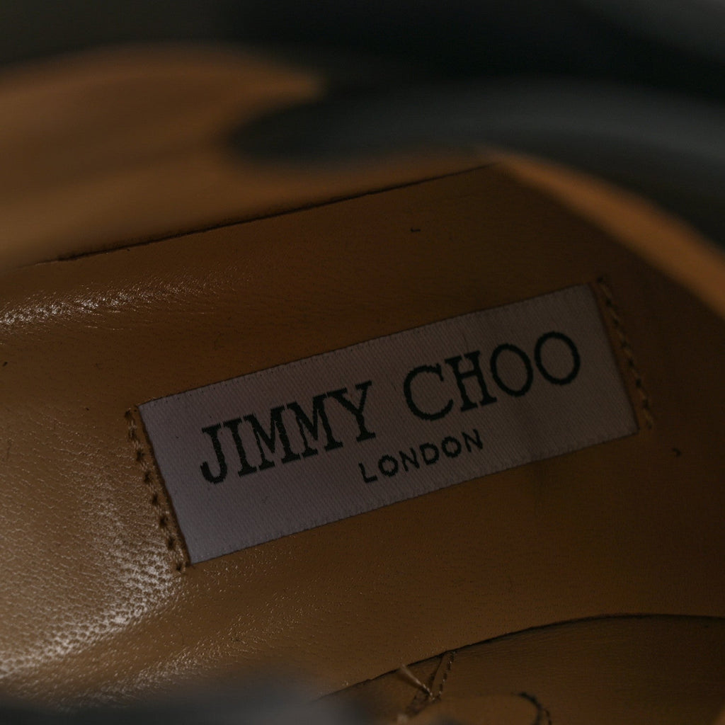 SHINY CALFSKIN CAYO COMBAT BOOTS BLACK