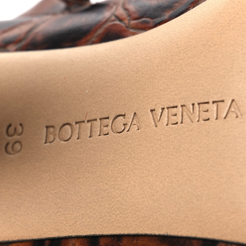 CROC EFFECT CANALAZZO OVER THE KNEE BOOTS BARREL