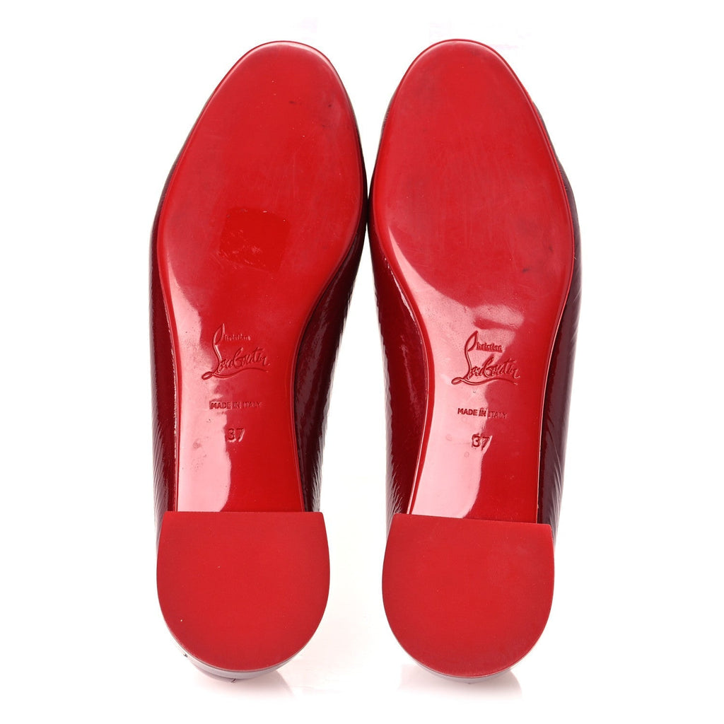 PATENT SWEETIE JANE BALLERINA FLATS LOUBI