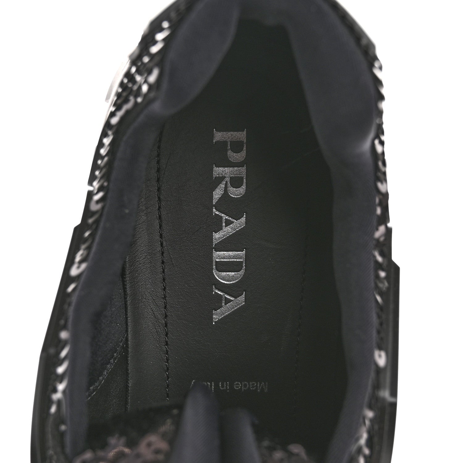 SEQUIN COTTON RUBBER MENS CLOUDBUST THUNDER SNEAKERS BLACK
