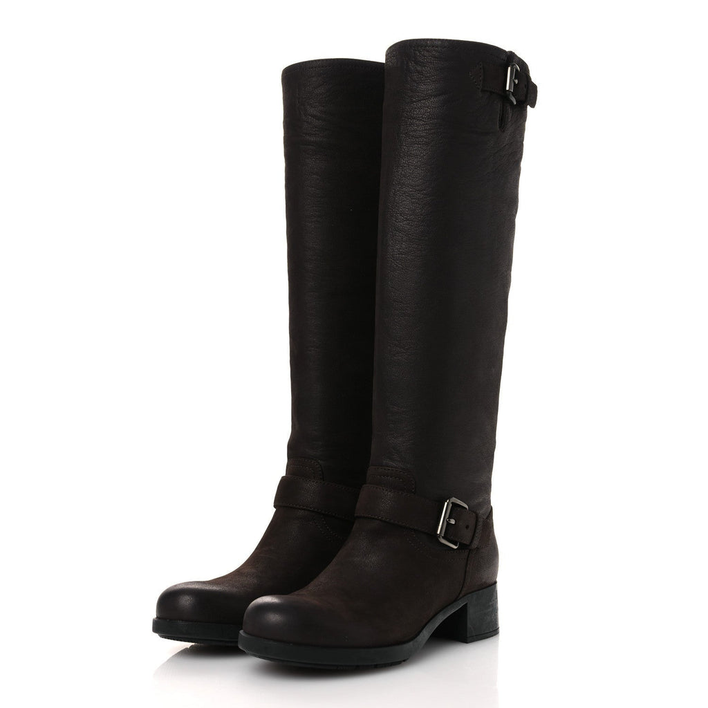 CAPRA ANTIC DONNA TALL RIDING BOOTS EBANO