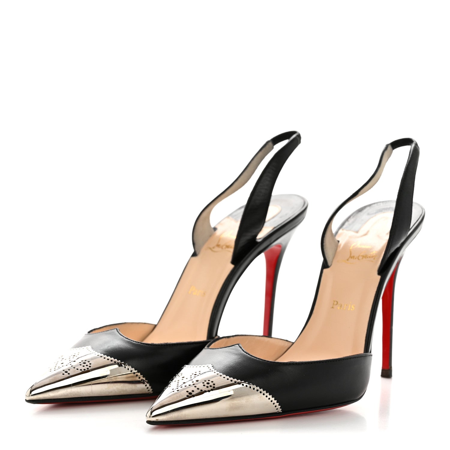 CALFSKIN CALAMIJANE 100 PUMPS BLACK