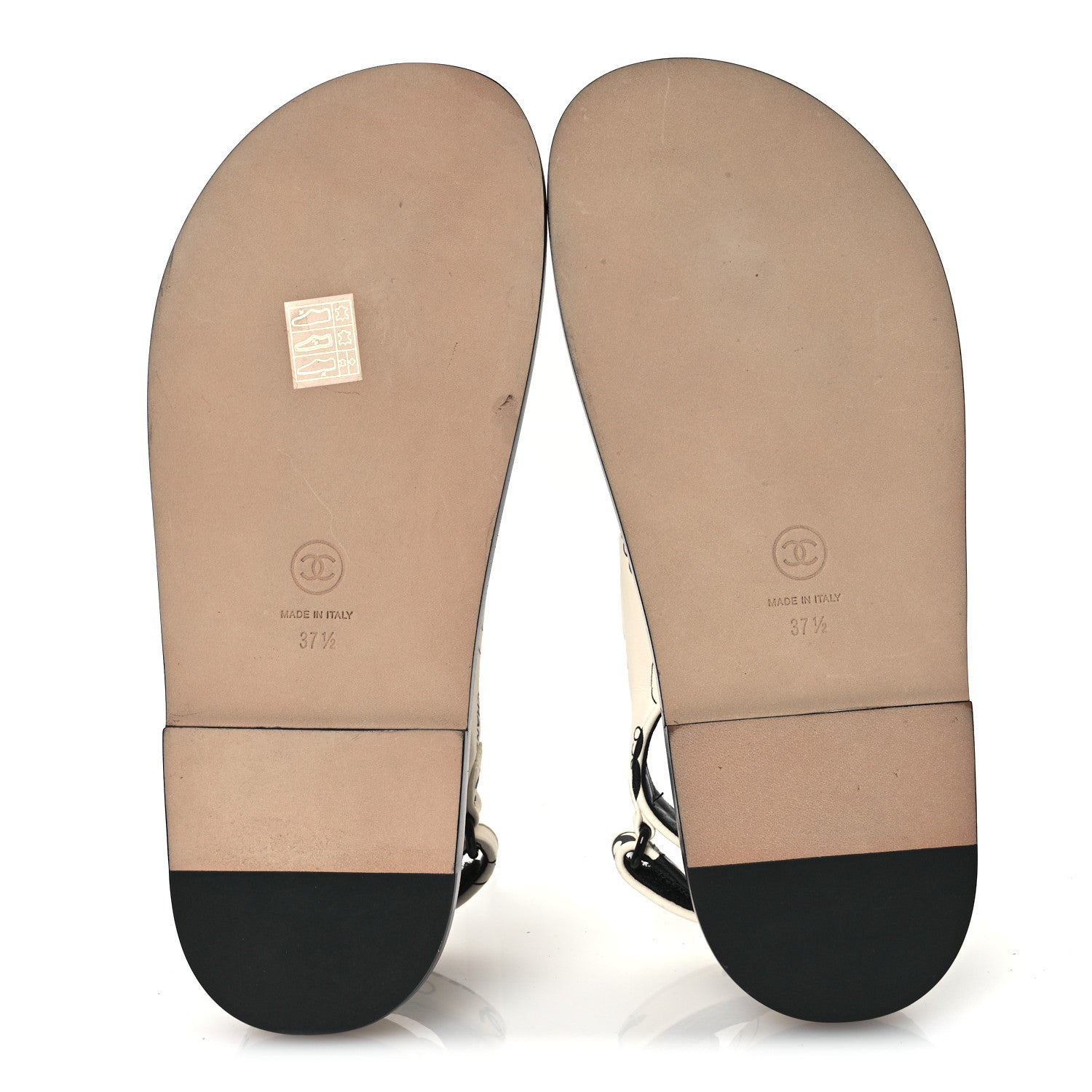 LAMBSKIN PRINTED CC VELCRO DAD SANDALS WHITE BLACK