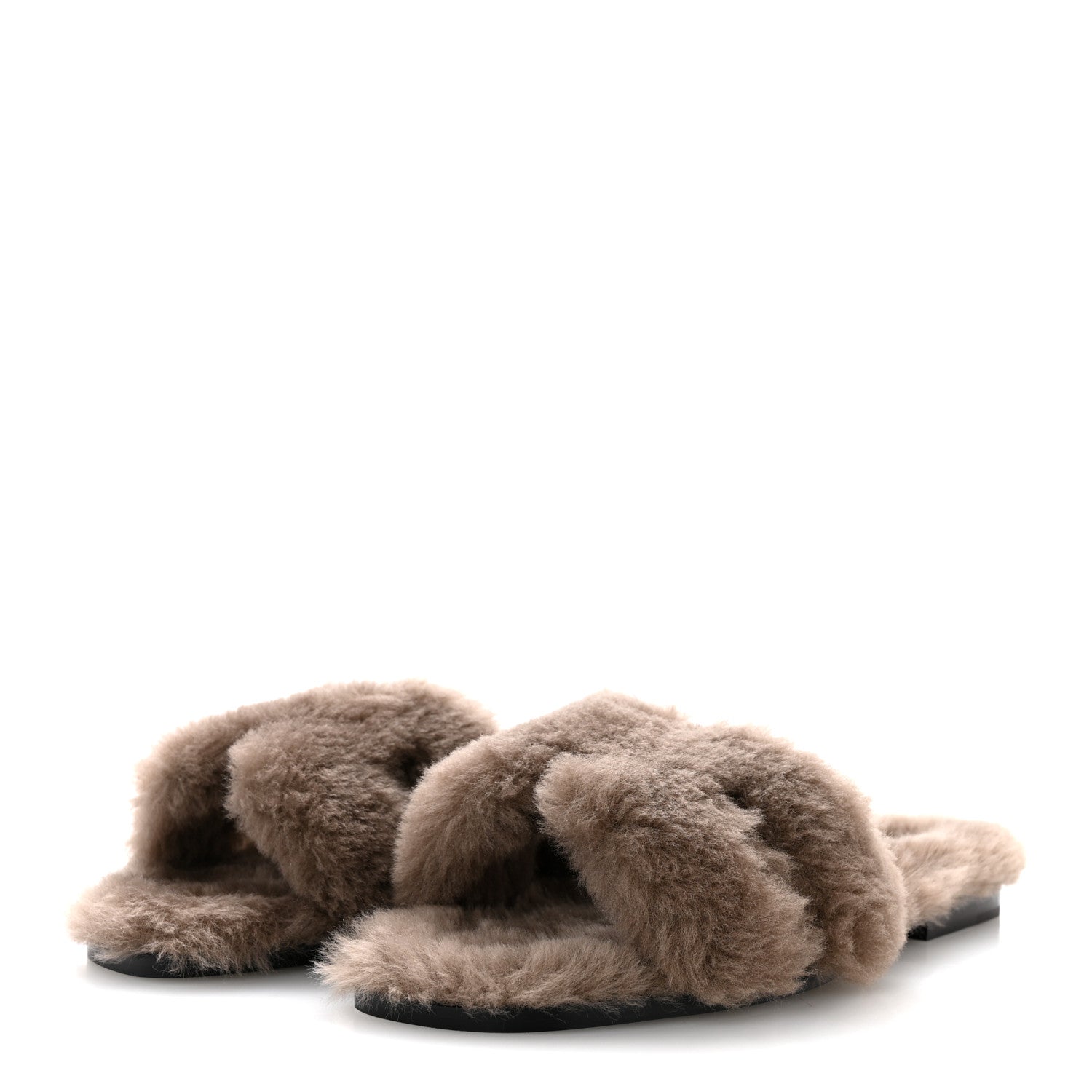 WOOLSKIN ORAN SANDALS ETOUPE