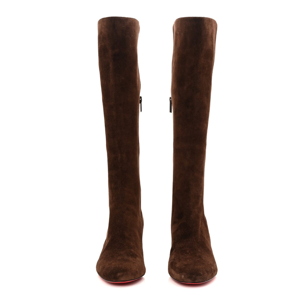 SUEDE CALFSKIN JANE KNEE HIGH 55 BOOTS COSME