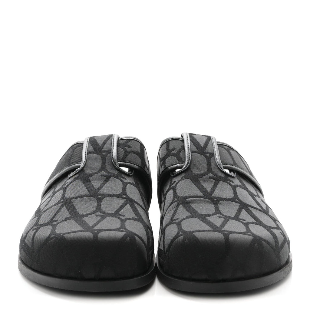 JACQUARD ICONOGRAPHE VLOGO MULES BLACK