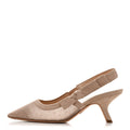 MESH PLUMETIS SUEDE RIBBON J'ADIOR SLINGBACK 65MM PUMPS NUDE