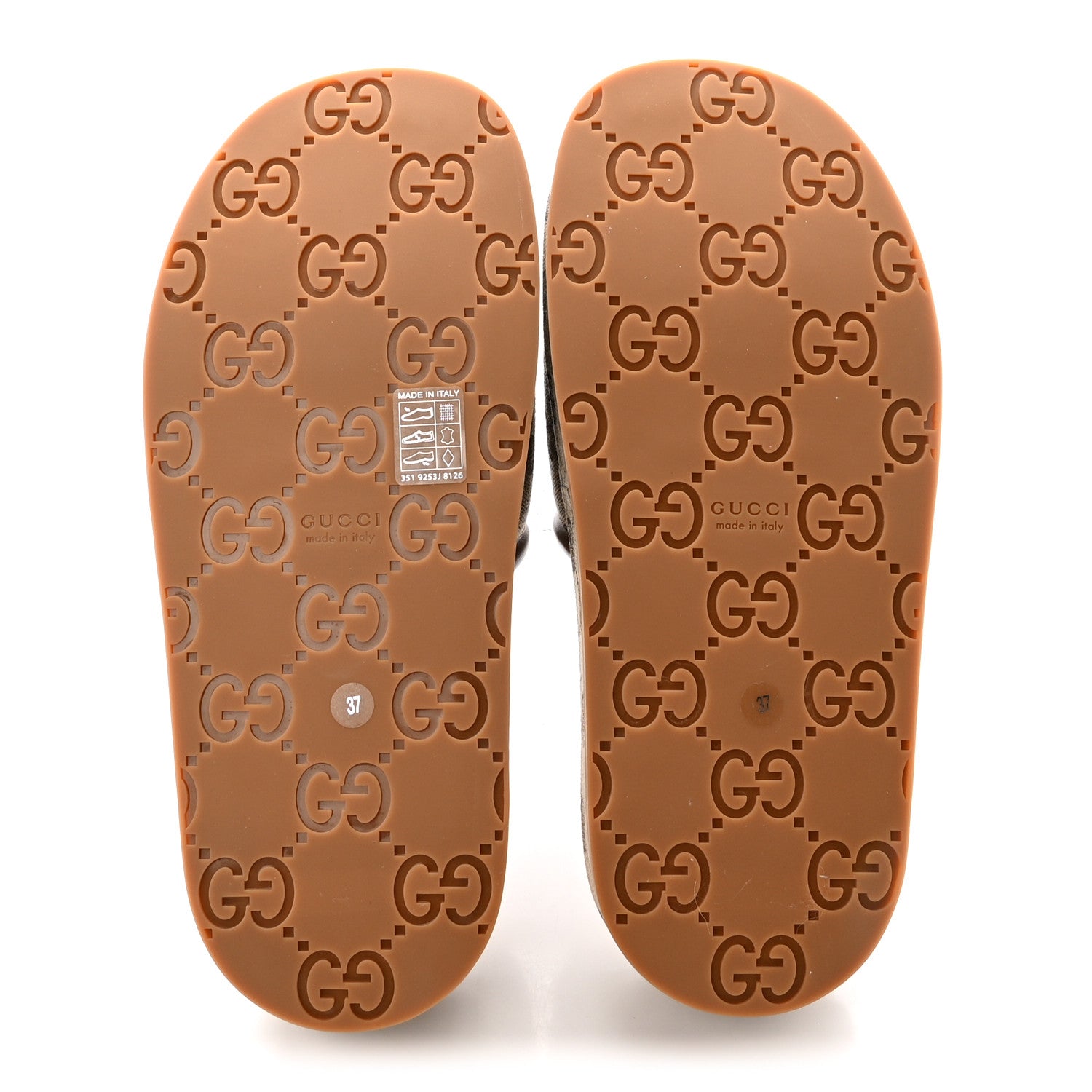 ORIGINAL GG CANVAS MONOGRAM WOMENS GG PLATFORM SANDALS BEIGE DARK BROWN