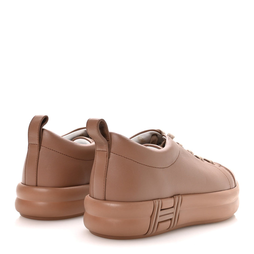 CALFSKIN WOMENS HAPPY SNEAKERS ROSE PERLE