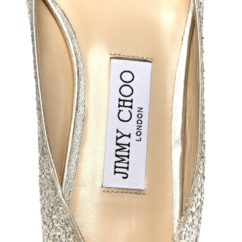 GALAXY GLITTER MESH LOVE FLATS SILVER SPARKS