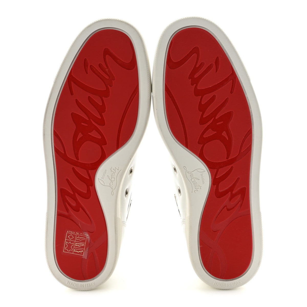 LOUIS VUITTON MONOGRAM CALFSKIN LOUS SNEAKERS WHITE & BLACK
