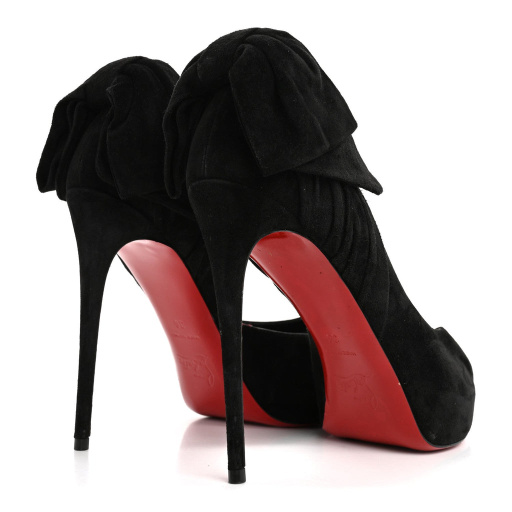 SUEDE RABAKATE 100 PUMPS BLACK