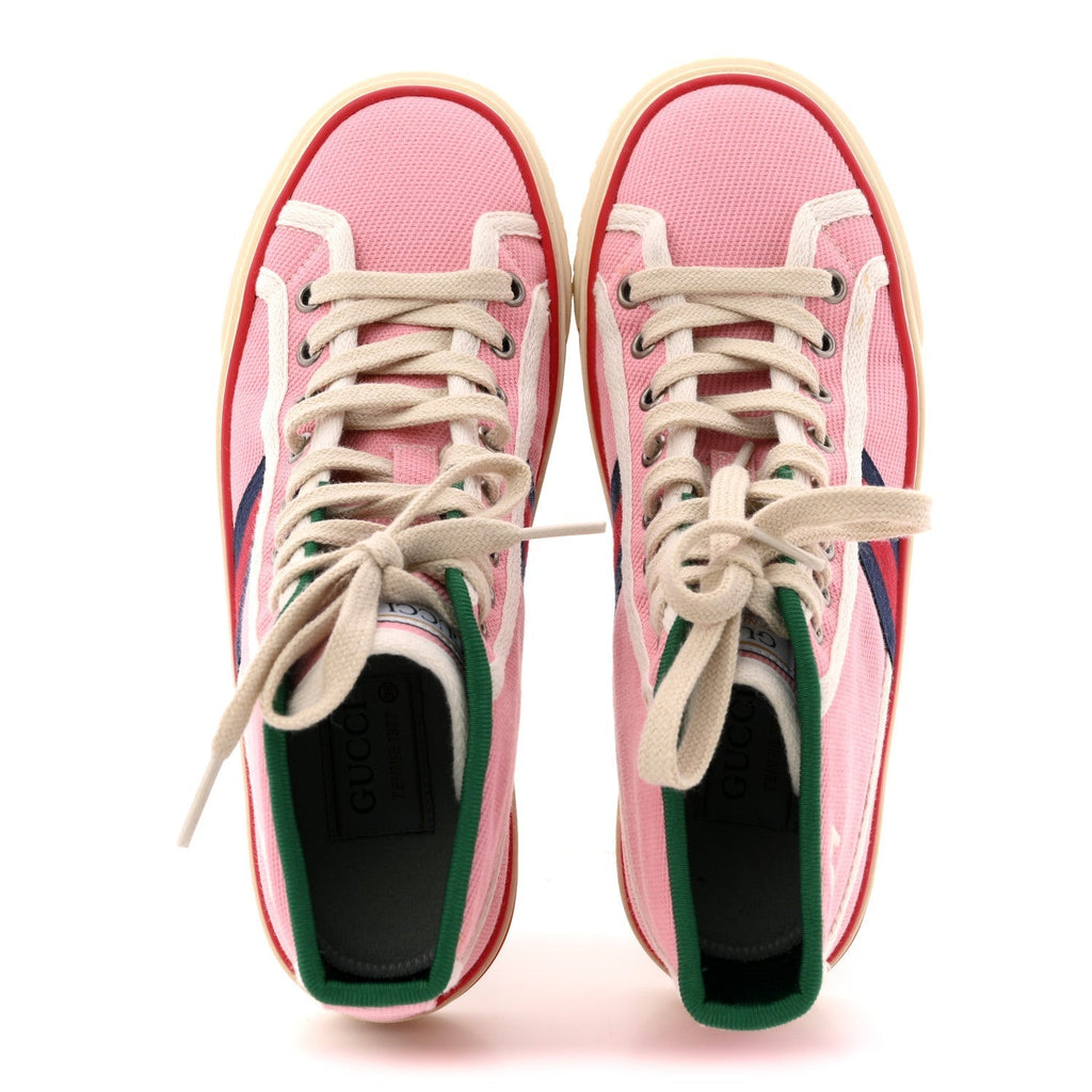 CANVAS WEB WOMENS 1977 TENNIS HIGH TOP SNEAKERS WILD ROSE MYSTIC WHITE