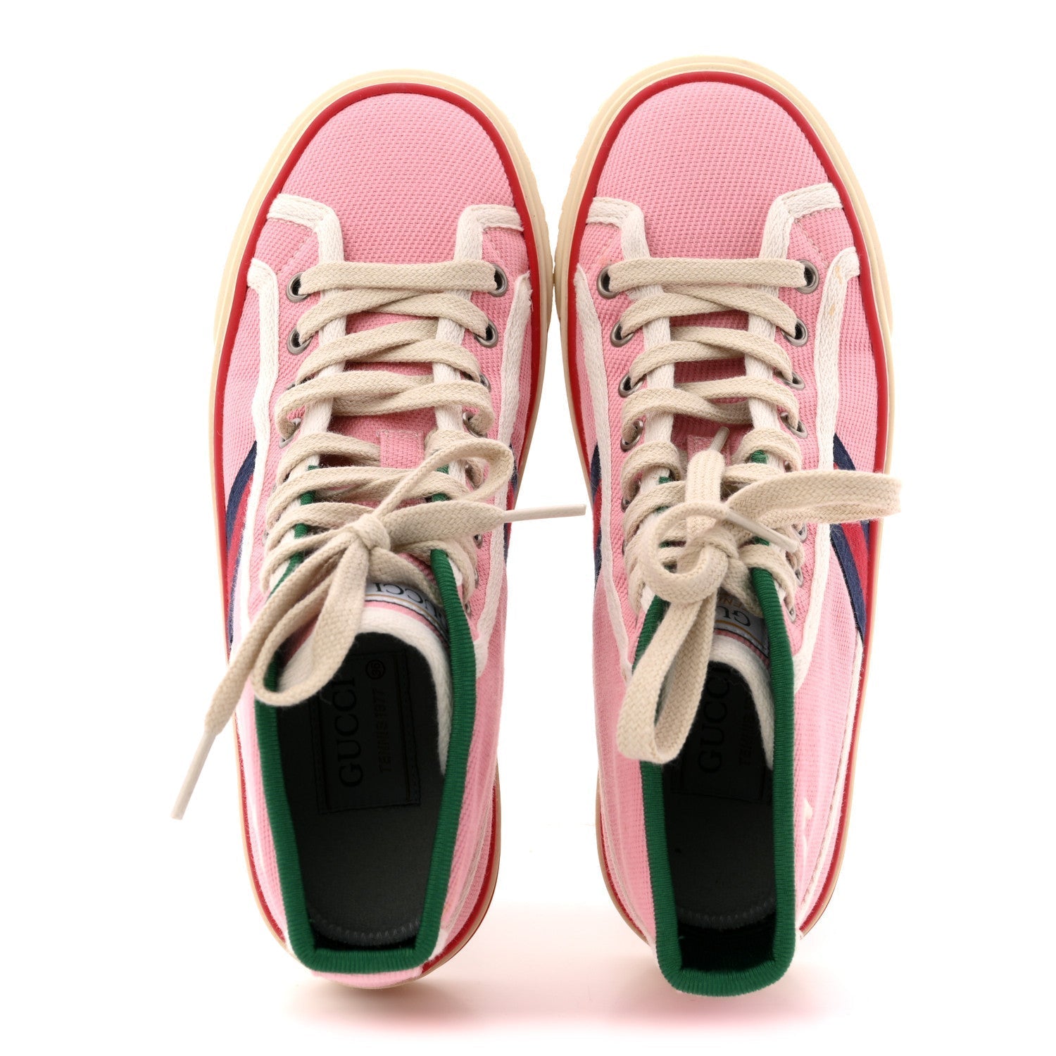CANVAS WEB WOMENS 1977 TENNIS HIGH TOP SNEAKERS WILD ROSE MYSTIC WHITE