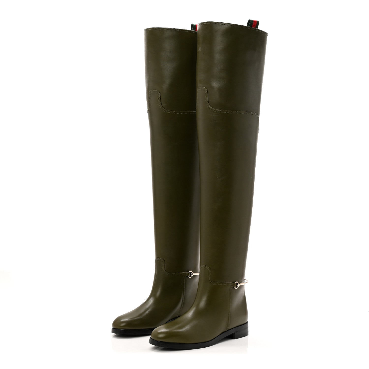MAROT LUX SLIM HORSEBIT OVER THE KNEE LUSCIOUS GREEN