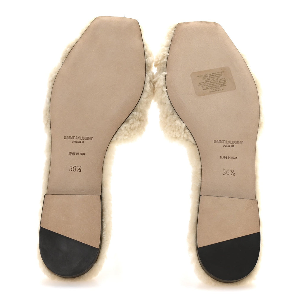 SHEARLING TRIBUTE 05MM SANDALS NATURALE
