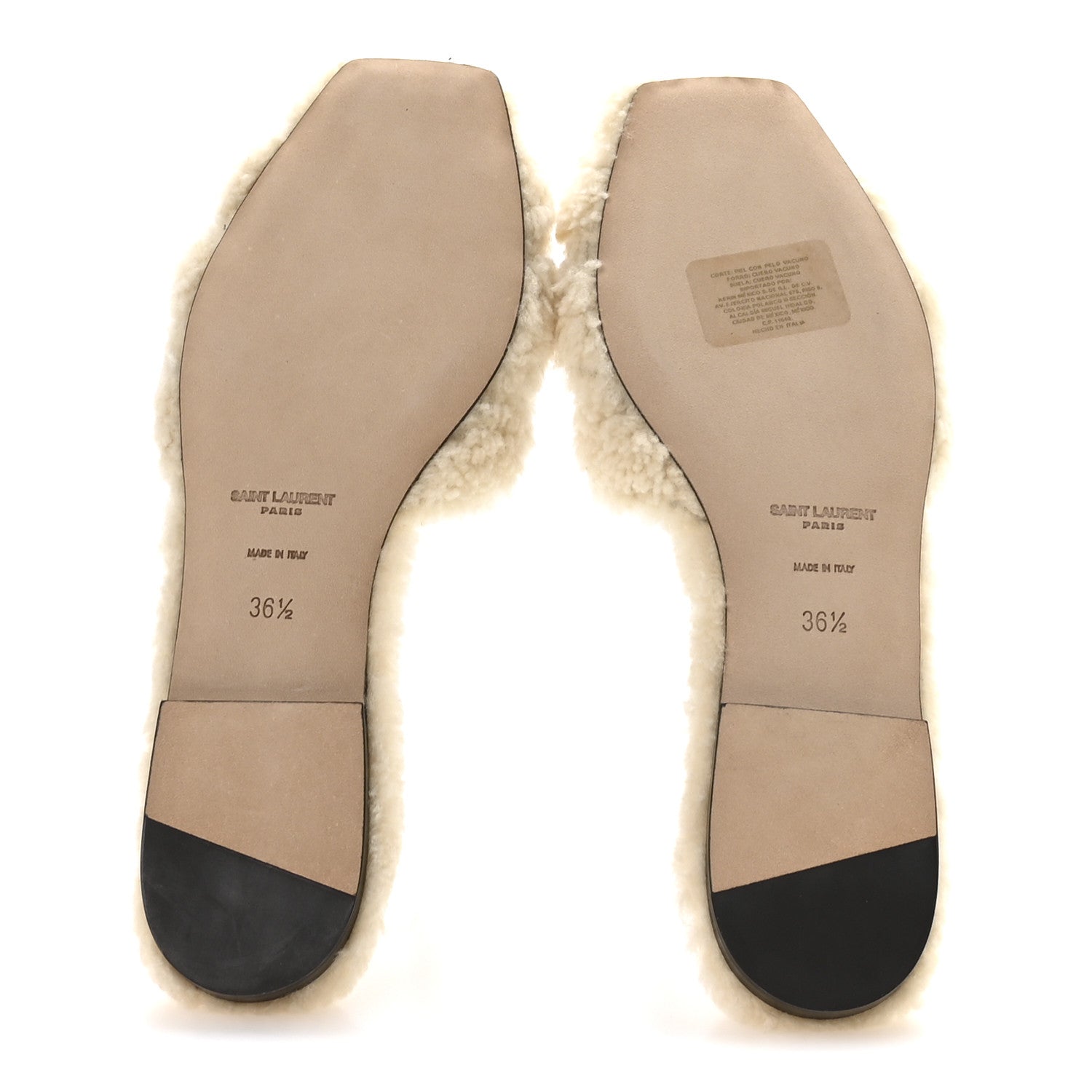 SHEARLING TRIBUTE 05MM SANDALS NATURALE