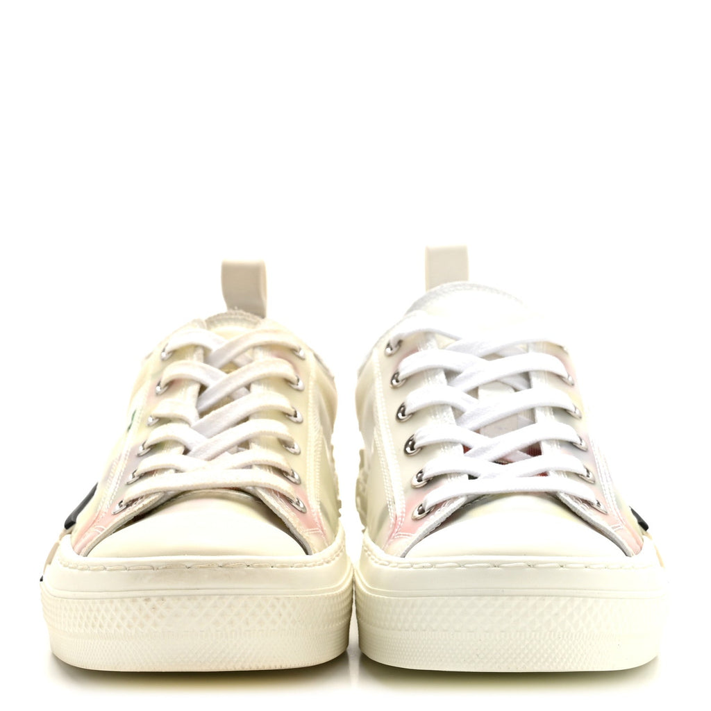 TECHNICAL CANVAS FLORAL B23 LOW TOP SNEAKERS WHITE MULTICOLOR