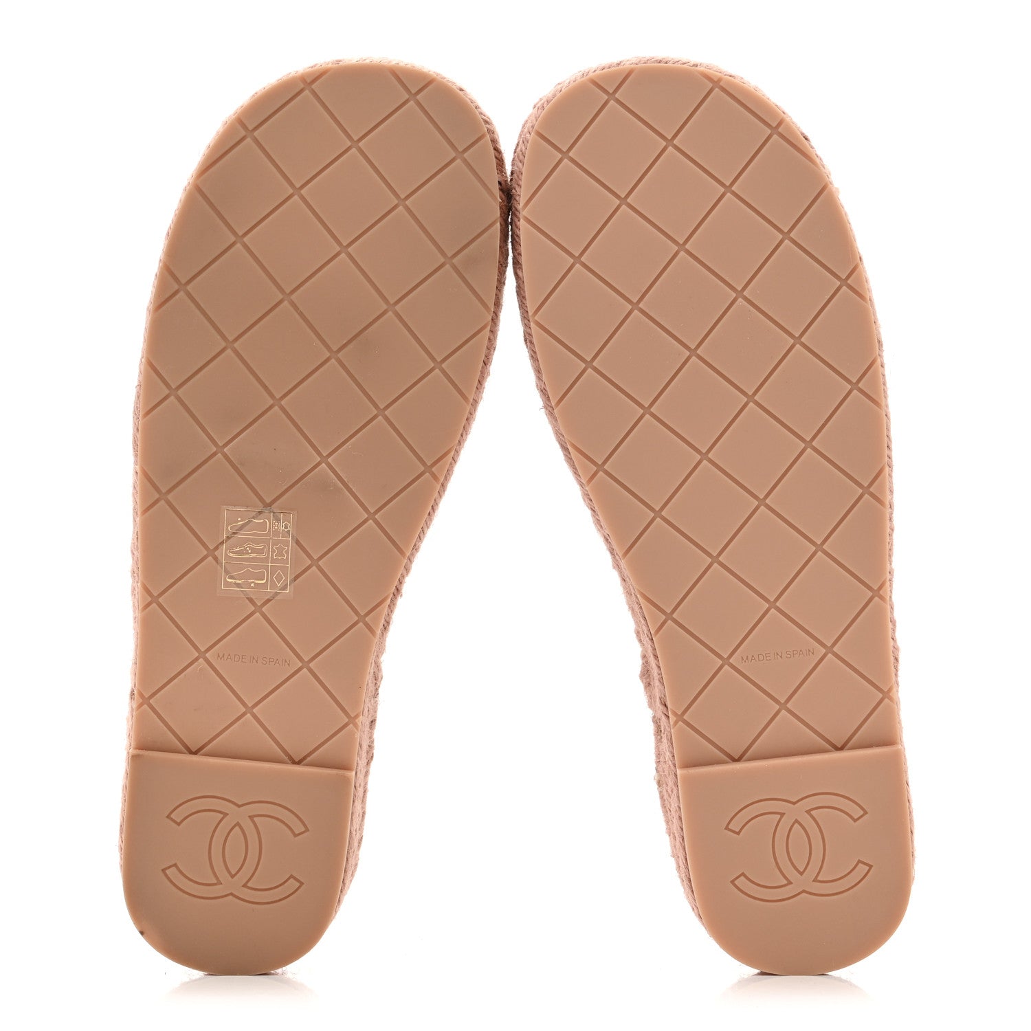 CANVAS STRASS CC ESPADRILLE SLINGBACK SANDALS PINK