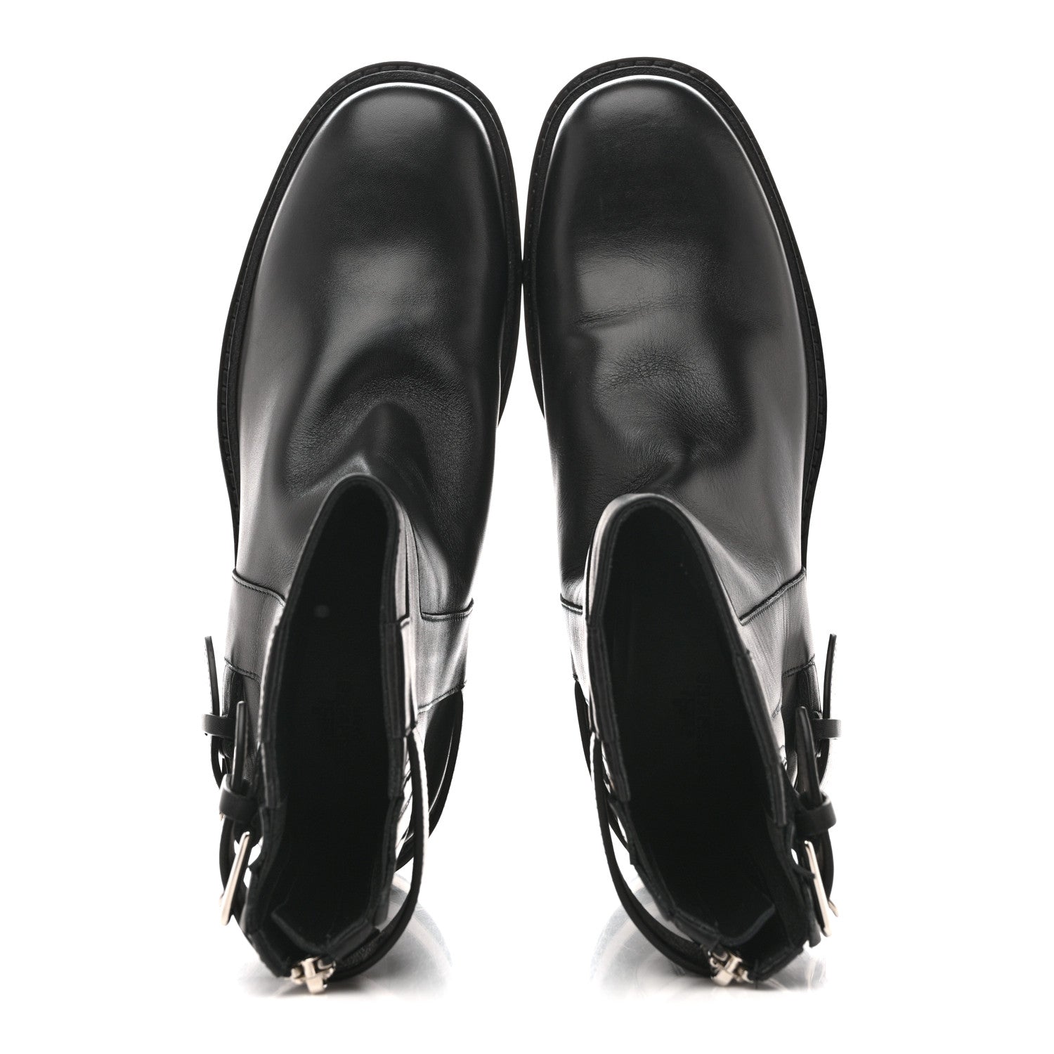 CALFSKIN JAIME ANKLE BOOTS BLACK