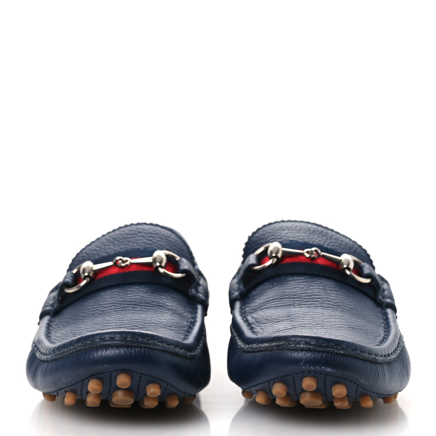 ROAD CALFSKIN WEB MENS HORSEBIT DRIVER LOAFERS MARITIME