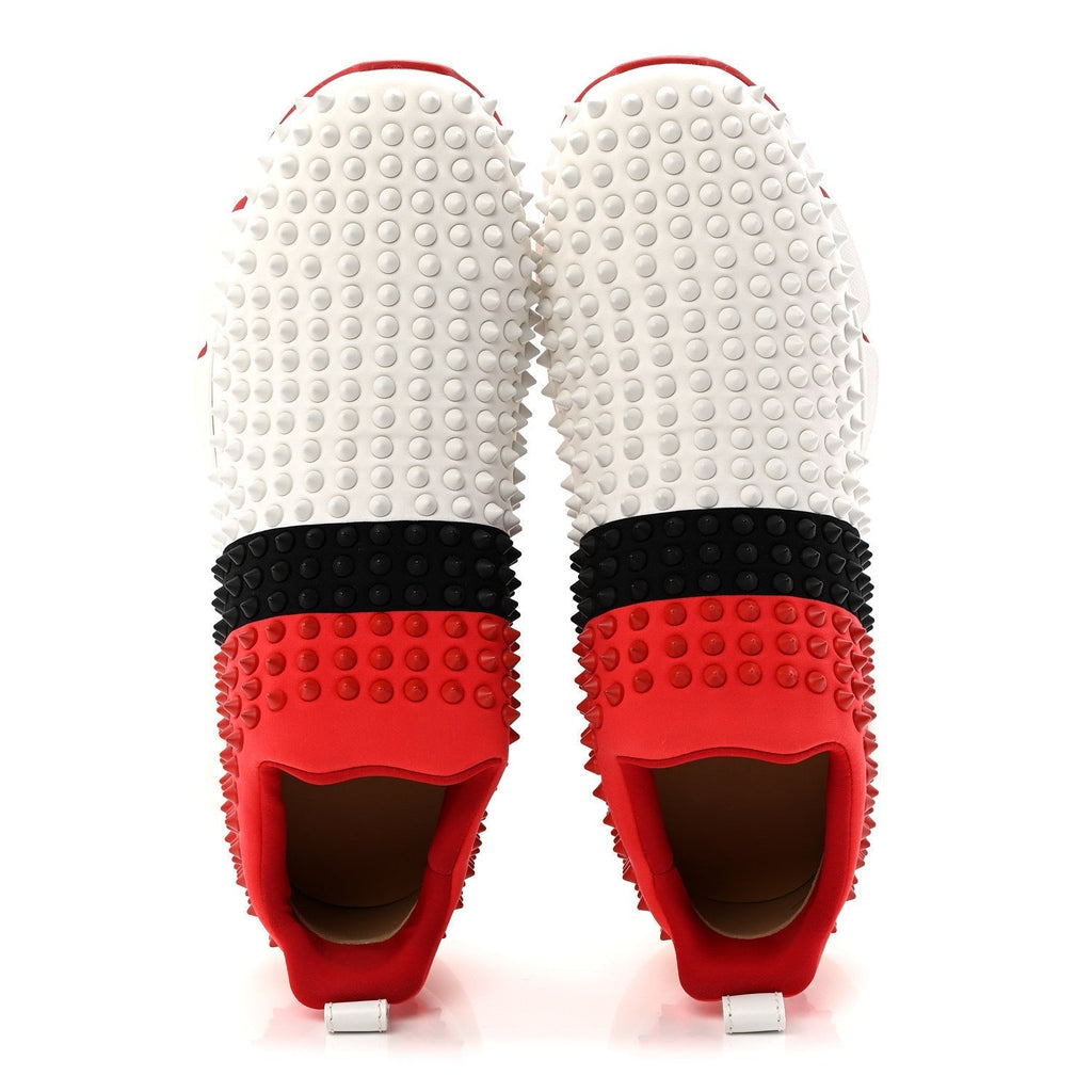 NEOPRENE MENS TRICOLORE SPIKE SOCK FLAT SNEAKERS VERSION MULTI