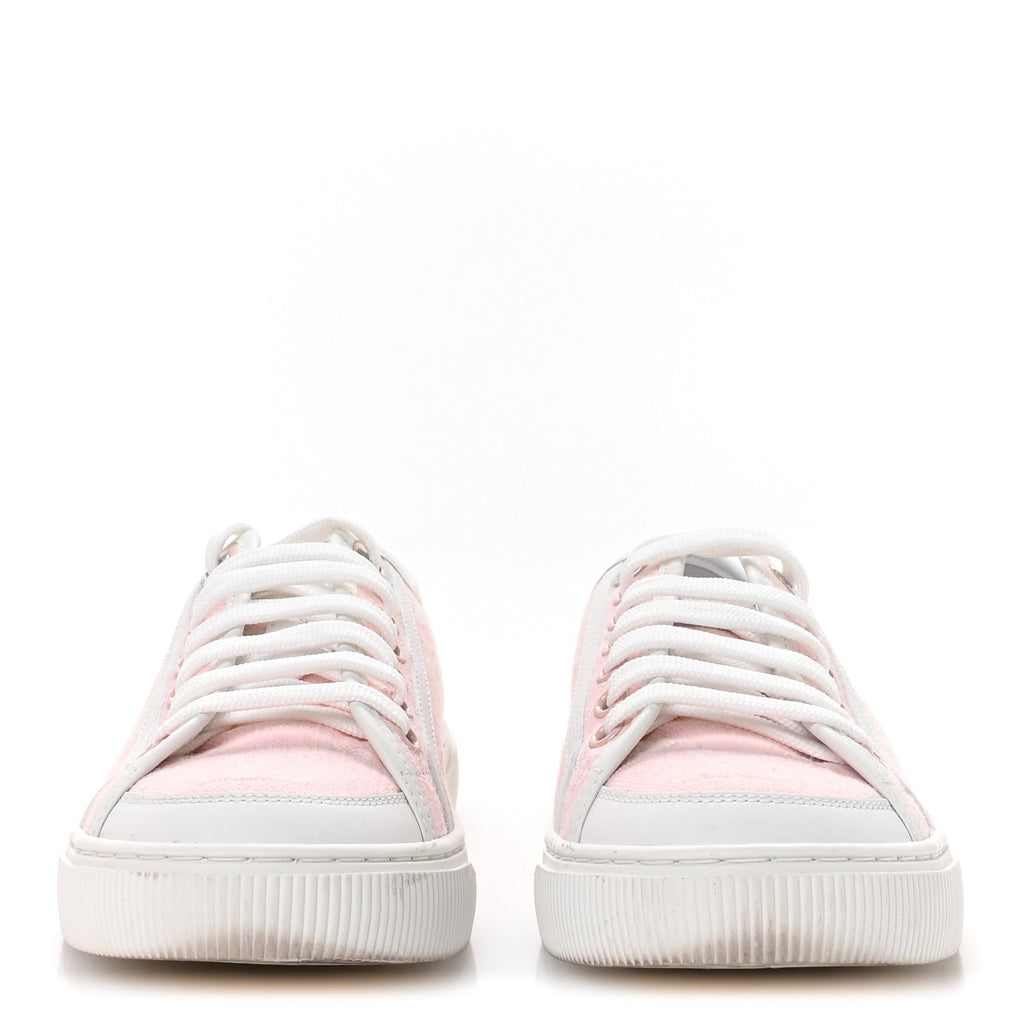 DENIM MONOGRAM LAGOON SNEAKERS PINK