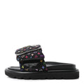 LV X TM MONOGRAM MULTICOLOR POOL PILLOW FLAT COMFORT MULE BLACK