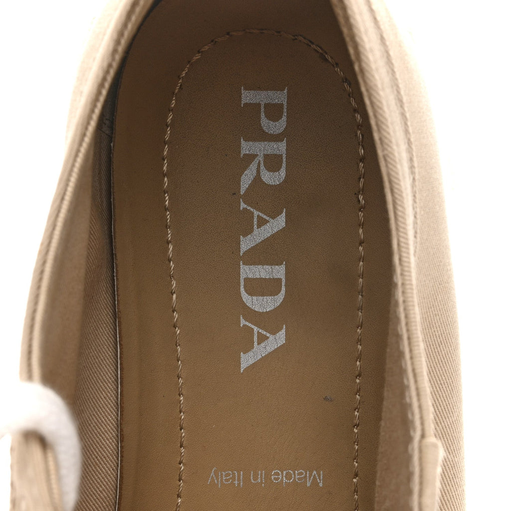 CANVAS GABARDINE ESPADRILLE 45MM PLATFORM SNEAKERS CORDA