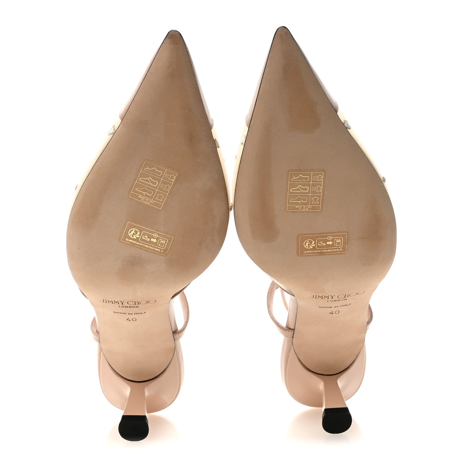 CALFSKIN MESH EMBROIDERED AREN SLINGBACK PUMPS MACARON