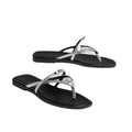 Hermès Miss Sandal - Silver/Black