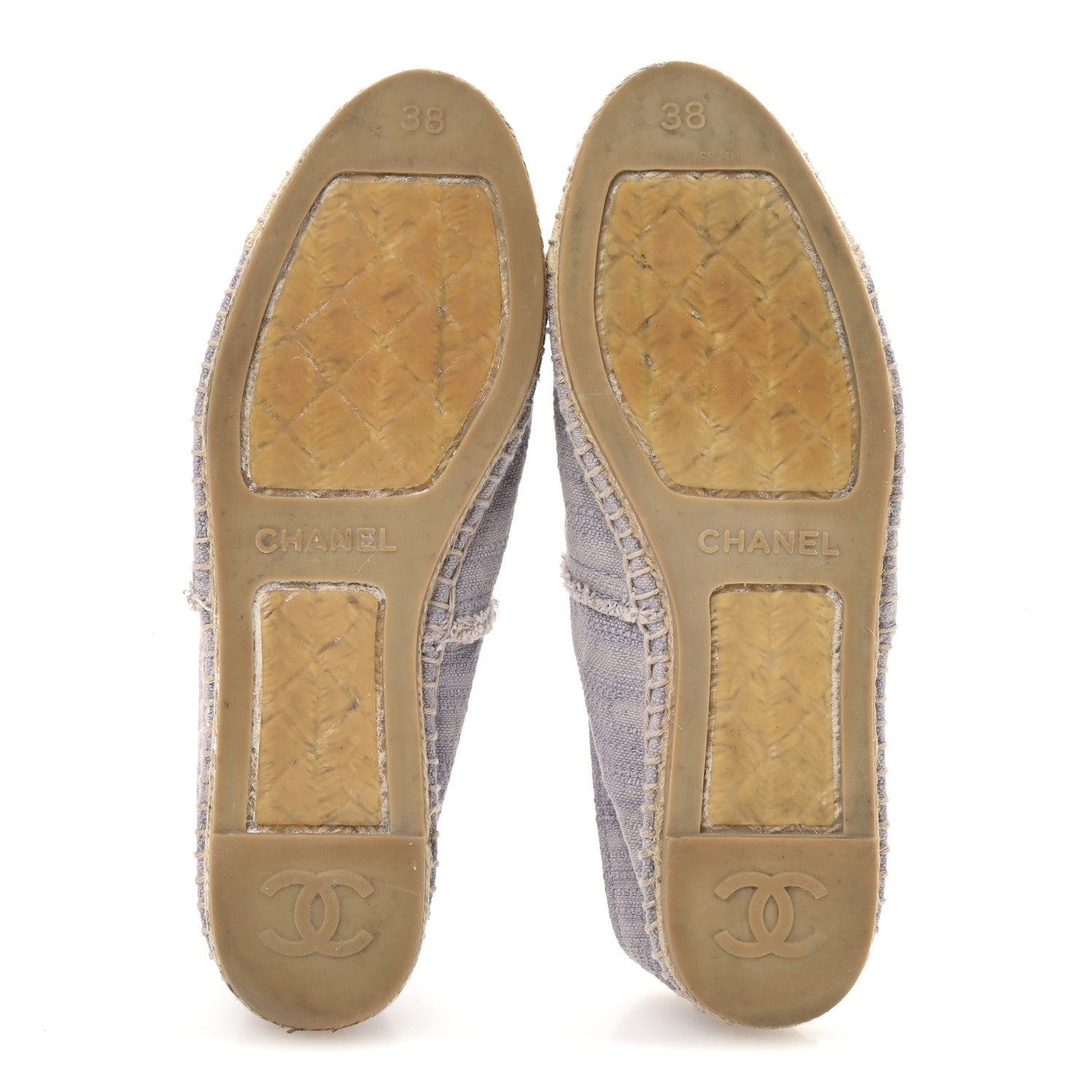 TOILE CC CAP TOE ESPADRILLES ECRU PURPLE
